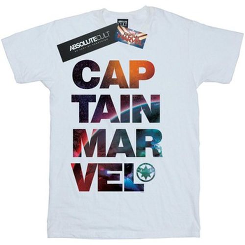 T-shirt Marvel Captain Space Text - Marvel - Modalova