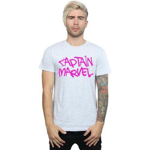 T-shirt Marvel Captain Spray Text - Marvel - Modalova