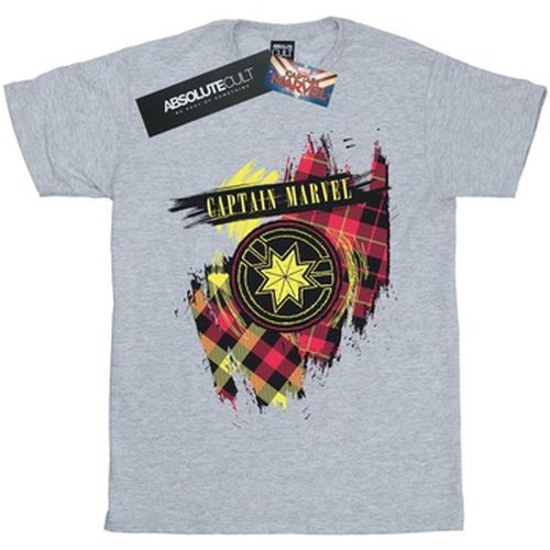 T-shirt Captain Tartan Patch - Marvel - Modalova