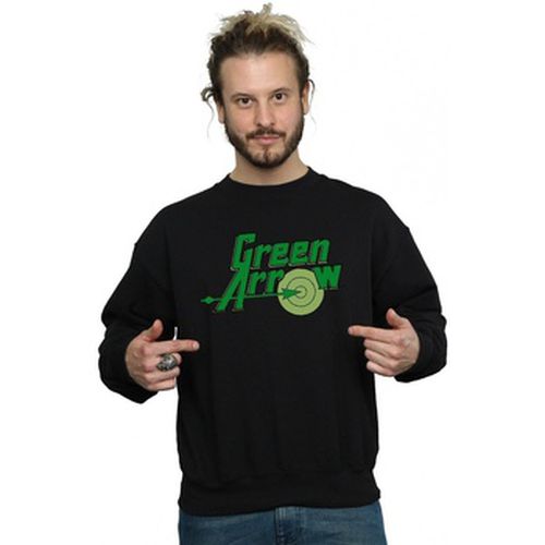 Sweat-shirt Green Arrow Text Logo - Dc Comics - Modalova