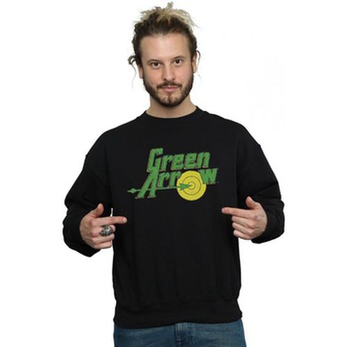 Sweat-shirt Green Arrow Crackle Logo - Dc Comics - Modalova