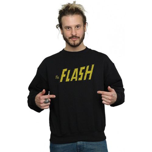 Sweat-shirt Flash Crackle Logo - Dc Comics - Modalova