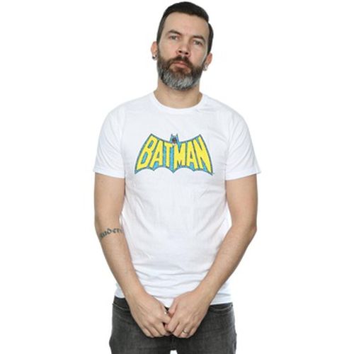 T-shirt Batman Crackle Logo - Dc Comics - Modalova