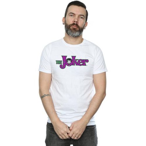 T-shirt The Joker Text Logo - Dc Comics - Modalova