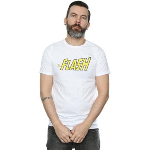 T-shirt Flash Crackle Logo - Dc Comics - Modalova