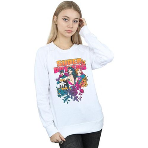 Sweat-shirt Super Powers Neon Floral - Dc Comics - Modalova