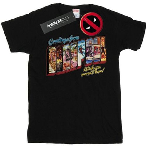 T-shirt Marvel Deadpool Greetings - Marvel - Modalova