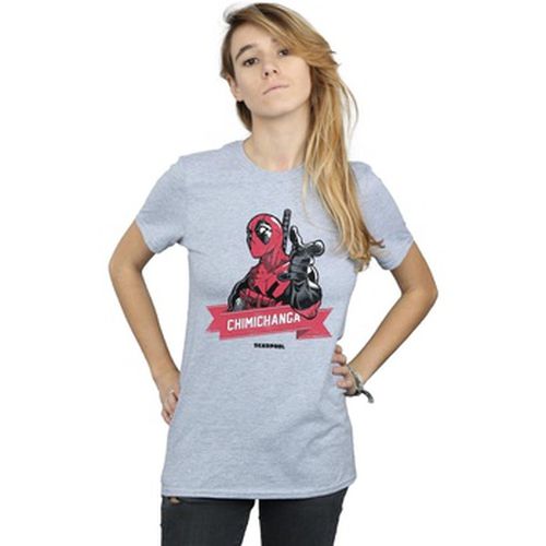 T-shirt Deadpool Chimichanga Finger - Marvel - Modalova