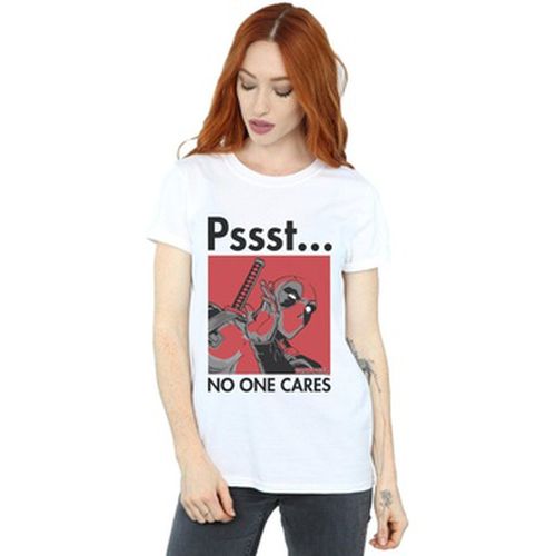 T-shirt Deadpool No One Cares - Marvel - Modalova