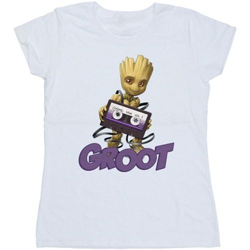 T-shirt Groot Casette - Guardians Of The Galaxy - Modalova
