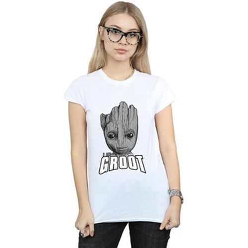 T-shirt Guardians Of The Galaxy Groot Face - Marvel - Modalova