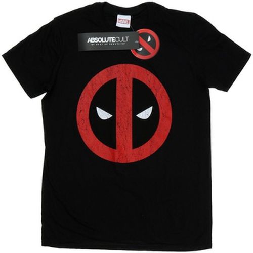 T-shirt Deadpool Cracked Logo - Marvel - Modalova