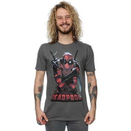 T-shirt Deadpool Ready For Action - Marvel - Modalova