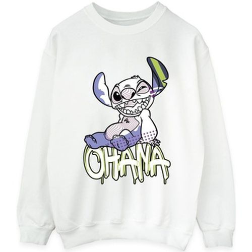 Sweat-shirt Lilo And Stitch Ohana Graffiti - Disney - Modalova