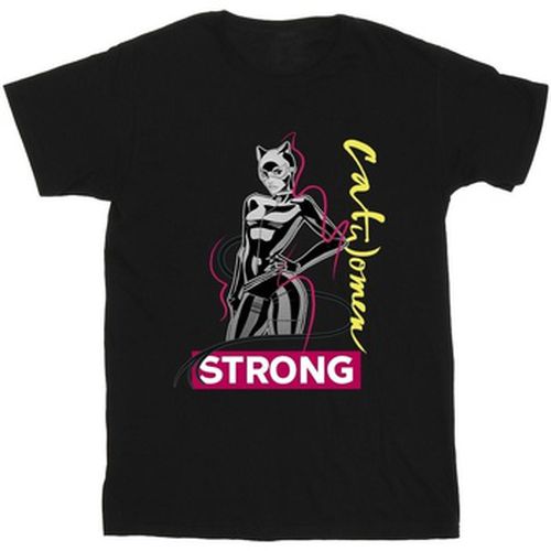 T-shirt Batman Catwoman Strong - Dc Comics - Modalova