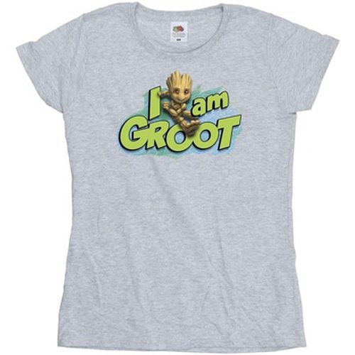 T-shirt Guardians Of The Galaxy I Am Groot Jumping - Marvel - Modalova