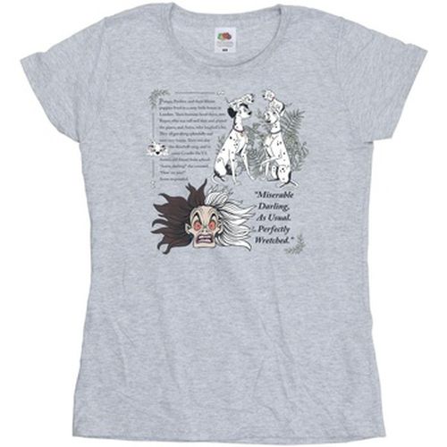 T-shirt 101 Dalmatians Miserable Darling - Disney - Modalova