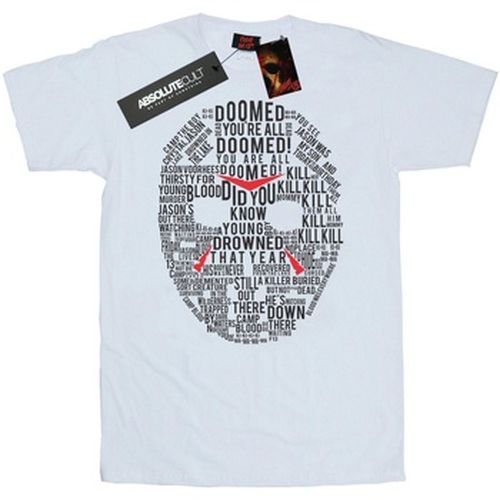 T-shirt Jason Text Mask - Friday 13Th - Modalova