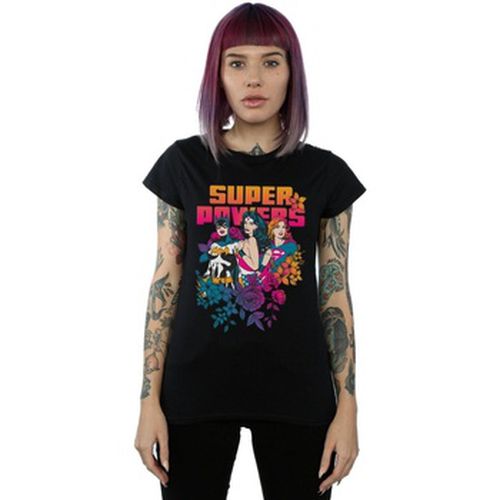 T-shirt Super Powers Neon Floral - Dc Comics - Modalova
