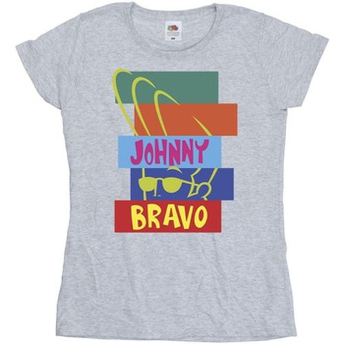 T-shirt Rectangle Pop Art - Johnny Bravo - Modalova