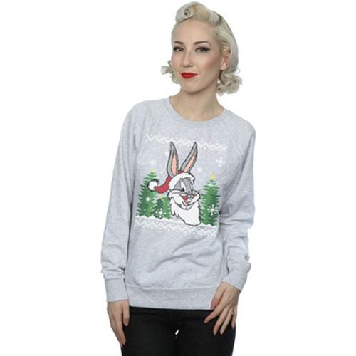 Sweat-shirt Bugs Bunny Christmas Fair Isle - Dessins Animés - Modalova