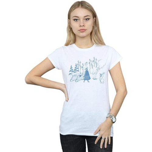 T-shirt Frozen Anna Sven And Olaf - Disney - Modalova