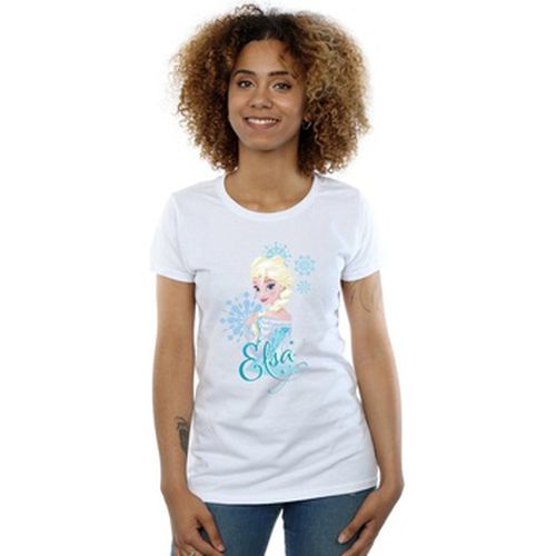 T-shirt Frozen Elsa Snowflakes - Disney - Modalova