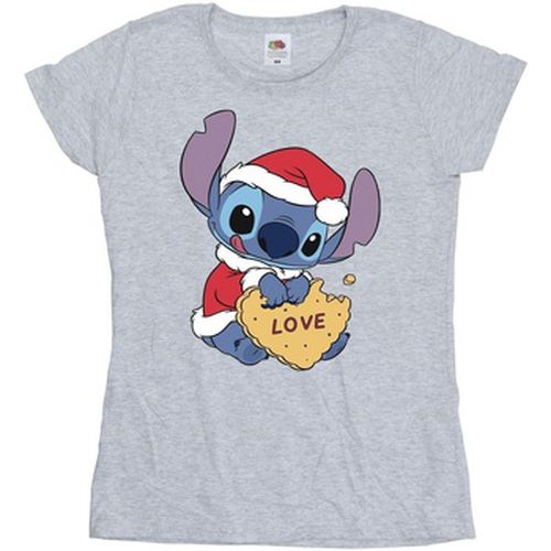 T-shirt Lilo And Stitch Christmas Love Biscuit - Disney - Modalova