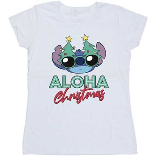 T-shirt Lilo And Stitch Christmas Tree Shades - Disney - Modalova