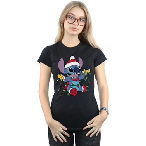 T-shirt Lilo And Stitch Christmas Lights - Disney - Modalova