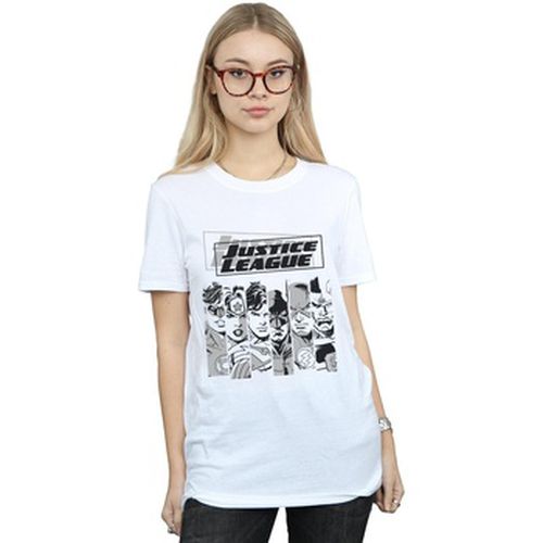 T-shirt Justice League Stripes - Dc Comics - Modalova