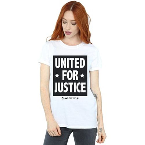 T-shirt Justice League United For Justice - Dc Comics - Modalova