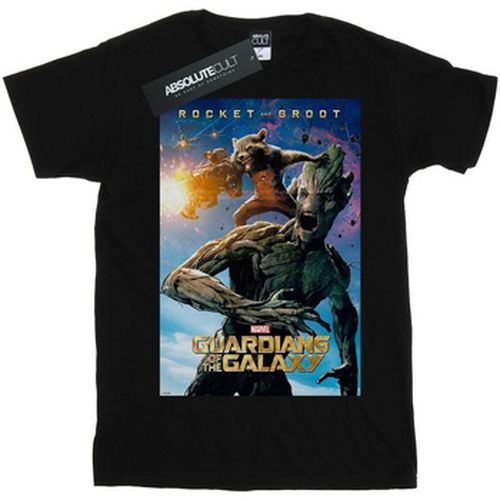 T-shirt Guardians Of The Galaxy Rocket And Groot Poster - Marvel - Modalova