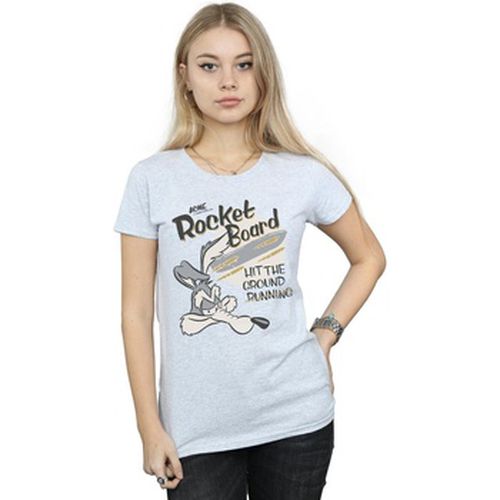 T-shirt Wile E Coyote Rocket Board - Dessins Animés - Modalova