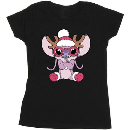 T-shirt Lilo Stitch Angel Reindeer - Disney - Modalova