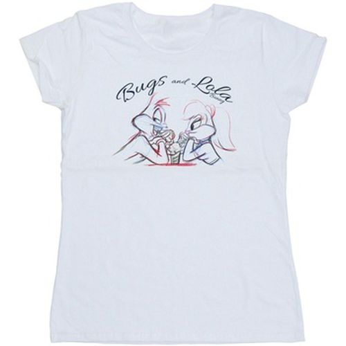 T-shirt Bugs And Lola Sketch - Dessins Animés - Modalova