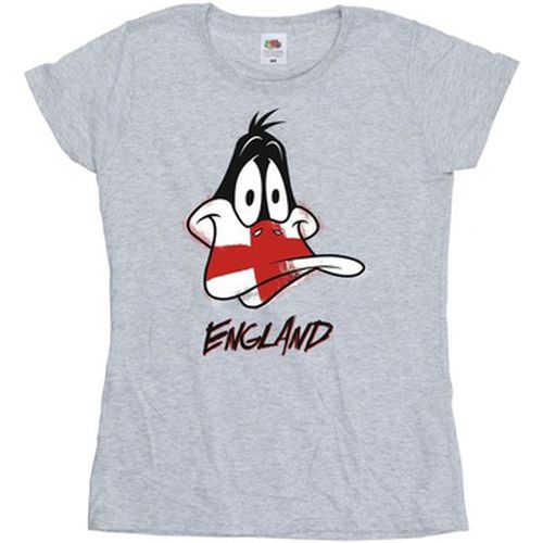 T-shirt Daffy England Face - Dessins Animés - Modalova