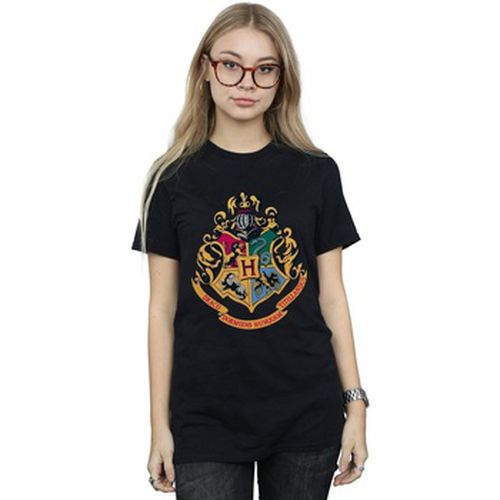 T-shirt Hogwarts Crest Gold Ink - Harry Potter - Modalova