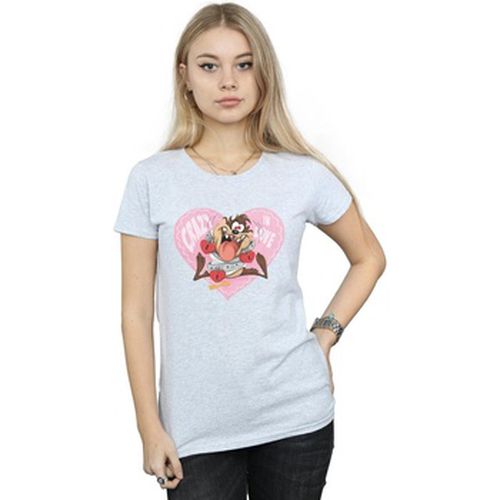 T-shirt Taz Valentine's Day Crazy In Love - Dessins Animés - Modalova