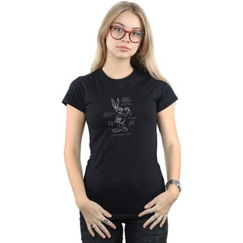 T-shirt Bugs Bunny Drawing Instruction - Dessins Animés - Modalova