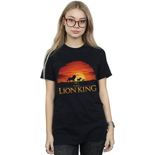 T-shirt The Lion King Movie Sunset Logo - Disney - Modalova