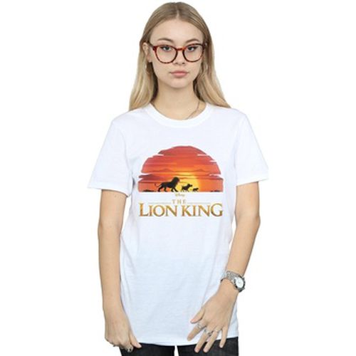 T-shirt The Lion King Movie Sunset Logo - Disney - Modalova