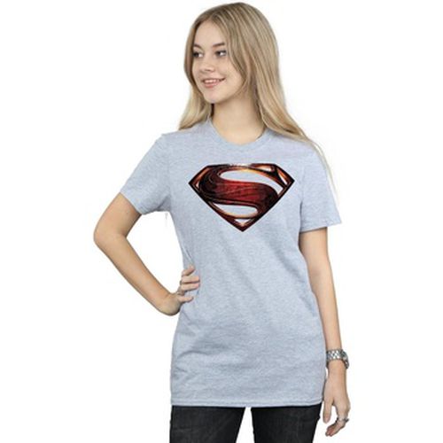 T-shirt Justice League Movie Superman Emblem - Dc Comics - Modalova
