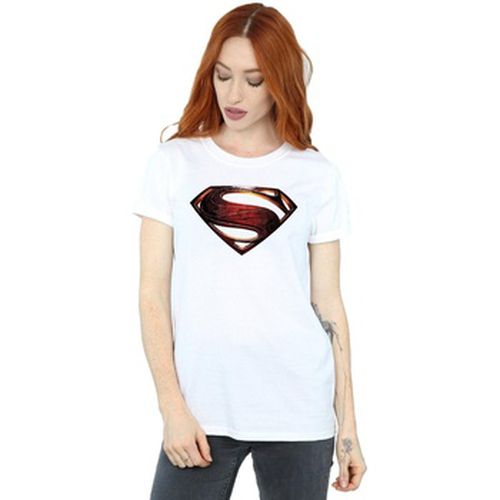 T-shirt Justice League Movie Superman Emblem - Dc Comics - Modalova