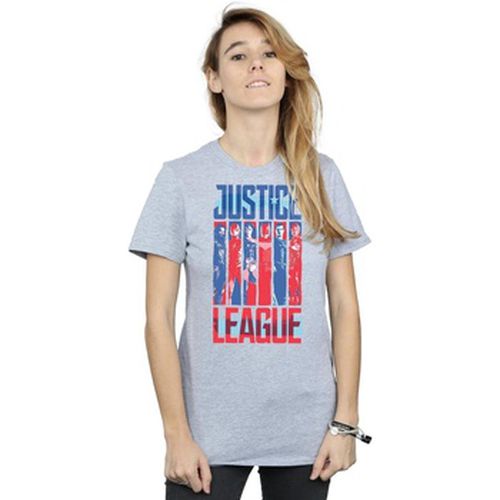 T-shirt Justice League Movie Team Flag - Dc Comics - Modalova