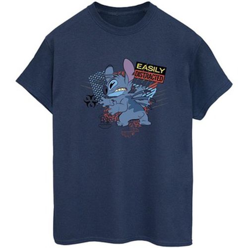 T-shirt Lilo And Stitch Easily Distracted - Disney - Modalova