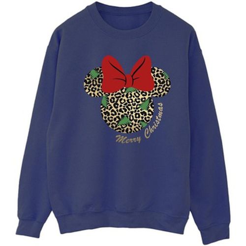 Sweat-shirt Minnie Mouse Leopard Christmas - Disney - Modalova