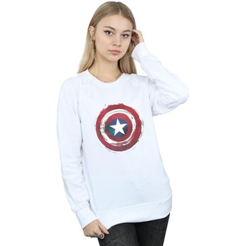Sweat-shirt Captain America Splatter Shield - Marvel - Modalova