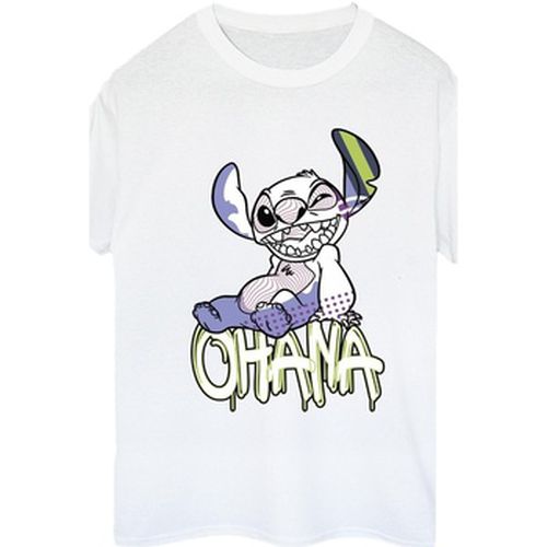 T-shirt Lilo And Stitch Ohana Graffiti - Disney - Modalova