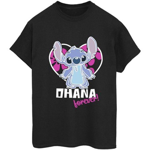 T-shirt Lilo And Stitch Ohana Forever Heart - Disney - Modalova